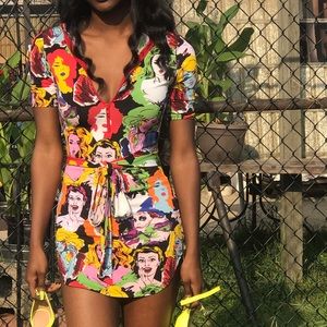 Comic Mini Dress